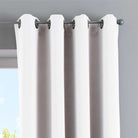 Vorhang Blickdicht »NewYork« 1er-Pack Thermo-Gardine Verdunkelungsvorhang Blackout Ösen schalldämmend UV-Schutz Raffhalter 201920600 Vorhang 201920600_weiss_3 | gerdinenbox.com