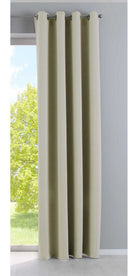 Vorhang Blickdicht »NewYork« 1er-Pack Thermo-Gardine Verdunkelungsvorhang Blackout Ösen schalldämmend UV-Schutz Raffhalter 201920600 Beige HxB 225x140 cm Vorhang 201920600beige | gerdinenbox.com