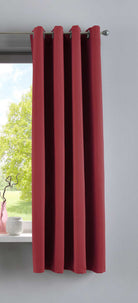 Vorhang Blickdicht »NewYork« 1er-Pack Thermo-Gardine Verdunkelungsvorhang Blackout Ösen schalldämmend UV-Schutz Raffhalter 201920600 Bordeaux HxB 160x140 cm Vorhang 201920600bordeaux-160 | gerdinenbox.com