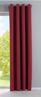 Vorhang Blickdicht »NewYork« 1er-Pack Thermo-Gardine Verdunkelungsvorhang Blackout Ösen schalldämmend UV-Schutz Raffhalter 201920600 Bordeaux HxB 225x140 cm Vorhang 201920600bordeaux | gerdinenbox.com