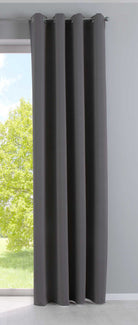 Vorhang Blickdicht »NewYork« 1er-Pack Thermo-Gardine Verdunkelungsvorhang Blackout Ösen schalldämmend UV-Schutz Raffhalter 201920600 Dunkelgrau HxB 245x140 cm Vorhang 201920600dunkelgrau_9840795d-504f-45fa-b848-21c45649683d | gerdinenbox.com