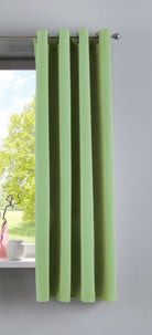 Vorhang Blickdicht »NewYork« 1er-Pack Thermo-Gardine Verdunkelungsvorhang Blackout Ösen schalldämmend UV-Schutz Raffhalter 201920600 Grün HxB 160x140 cm Vorhang 201920600gruen-160 | gerdinenbox.com