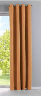 Vorhang Blickdicht »NewYork« 1er-Pack Thermo-Gardine Verdunkelungsvorhang Blackout Ösen schalldämmend UV-Schutz Raffhalter 201920600 Orange HxB 225x140 cm Vorhang 201920600orange | gerdinenbox.com