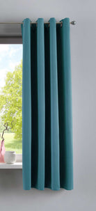 Vorhang Blickdicht »NewYork« 1er-Pack Thermo-Gardine Verdunkelungsvorhang Blackout Ösen schalldämmend UV-Schutz Raffhalter 201920600 Petrol HxB 160x140 cm Vorhang 201920600petrol-160 | gerdinenbox.com