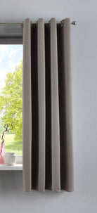 Vorhang Blickdicht »NewYork« 1er-Pack Thermo-Gardine Verdunkelungsvorhang Blackout Ösen schalldämmend UV-Schutz Raffhalter 201920600 Taupe HxB 160x140 cm Vorhang 201920600taupe-160 | gerdinenbox.com