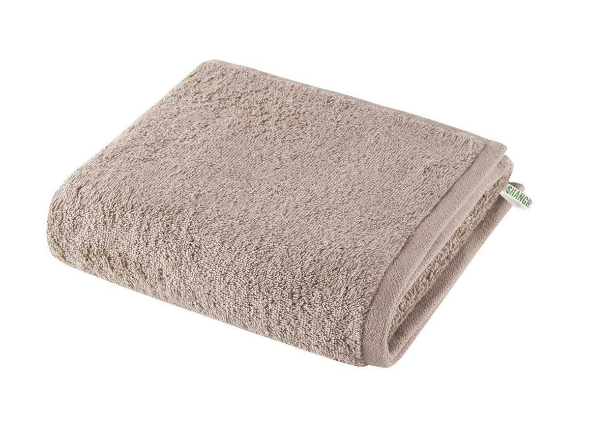Frottee Waschlappen Handtuch Saunatuch »Montreal« 100% Bio Baumwolle 500 g/m² Nachhaltig Taupe Handtuch 50x100 cm Frottee 2020102taupe_d57a0799-4044-4125-989a-e421b42edcd4 | gerdinenbox.com
