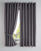 2er Set Bio Organic Vorhänge »Bremen« Reine Bio Baumwolle Blickdicht Gardinen Verdeckte Schlaufen Gardinenband Pflegeleicht 202088 Dunkelgrau HxB 160x145 cm Vorhang Set 202088dunkelgrau-160 | gerdinenbox.com