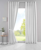 2er Set Bio Organic Vorhänge »Bremen« Reine Bio Baumwolle Blickdicht Gardinen Verdeckte Schlaufen Gardinenband Pflegeleicht 202088 Weiß HxB 250x145 cm Vorhang Set 202088weiss_513787d9-f070-4093-88f1-3cf6cd6b5a90 | gerdinenbox.com