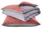 Bettwäsche Set Microsatin »Berlin« Kissenbezug Bettbezug Reißverschluss Hautfreundlich 202090 Altrosa Grau BxL 135x200 cm Bettwäsche 202090altrosa_grau | gerdinenbox.com