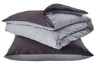 Bettwäsche Set Microsatin »Berlin« Kissenbezug Bettbezug Reißverschluss Hautfreundlich 202090 Dunkelgrau Grau BxL 135x200 cm Bettwäsche 202090dunkelgrau_grau | gerdinenbox.com