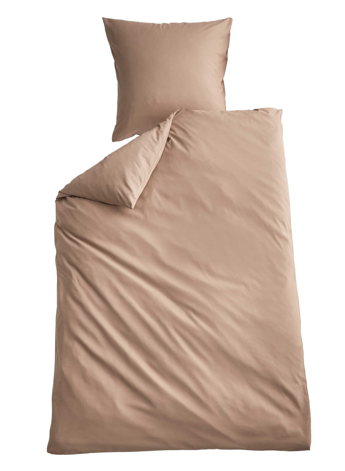 Bettwäsche Set Microsatin »Berlin« Kissenbezug Bettbezug Reißverschluss Hautfreundlich 202090 Taupe BxL 135x200 cm Bettwäsche 202090taupe | gerdinenbox.com