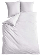 Bettwäsche Set Microsatin »Berlin« Kissenbezug Bettbezug Reißverschluss Hautfreundlich 202090 Weiß BxL 220x240 cm Bettwäsche 202090weiss-220x240 | gerdinenbox.com