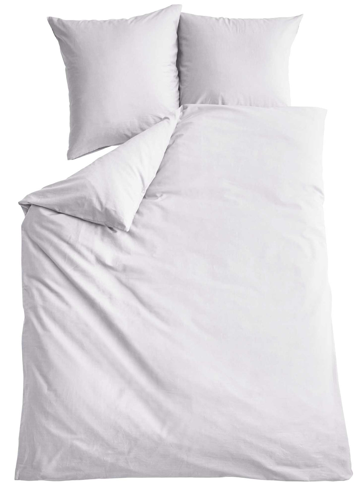 Bettwäsche Set Microsatin »Berlin« Kissenbezug Bettbezug Reißverschluss Hautfreundlich 202090 Weiß BxL 220x240 cm Bettwäsche 202090weiss-220x240 | gerdinenbox.com