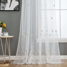Gardine Raschel Stickerei Design »Florenz« Multiband für Gardinenschiene und Gardinenstange Elegante Fensterdekoration 2023200 02 Gardinenschal 202320002 | gerdinenbox.com