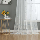 Gardine Raschel Stickerei Design »Florenz« Multiband für Gardinenschiene und Gardinenstange Elegante Fensterdekoration 2023200 06 Gardinenschal 202320006 | gerdinenbox.com