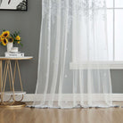 Gardine Raschel Stickerei Design »Florenz« Multiband für Gardinenschiene und Gardinenstange Elegante Fensterdekoration 2023200 07 Gardinenschal 202320007 | gerdinenbox.com