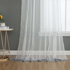 Gardine Raschel Stickerei Design »Florenz« Multiband für Gardinenschiene und Gardinenstange Elegante Fensterdekoration 2023200 12 Gardinenschal 202320012 | gerdinenbox.com