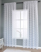 2er Set Gardine »VALENCIA« Multiband Aufhängung Scherli Transparent Leinen-Optik 2023400-408S-2 Natur Diamond Gardinen Set 2023400-408S-2natur_diamond | gerdinenbox.com