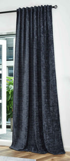 Vorhang Chenille Jacquard »RIGA« mit Multiband-Aufhängung Luxuriöser Stil für Ihr Zuhause 2023500 Blau Vorhang 2023500blau | gerdinenbox.com