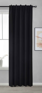 Premium Verdunkelungsvorhang »BOSTON Dark« 100% Verdunkelung mit Multibandaufhängung 2023600 Schwarz HxB 245x140 cm Vorhang 2023600schwarz_e7c71128-0729-4492-b8ec-9608bd3d80b3 | gerdinenbox.com