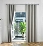 2er Set Verdunkelungsvorhänge Ösen Raffhalter 100% Verdunkelung Blackout »München Dark« Dreischichtige Bindung Fischgrätmuster 202410-2 Sand HxB 225x145 cm Vorhang 202410-2sand | gerdinenbox.com