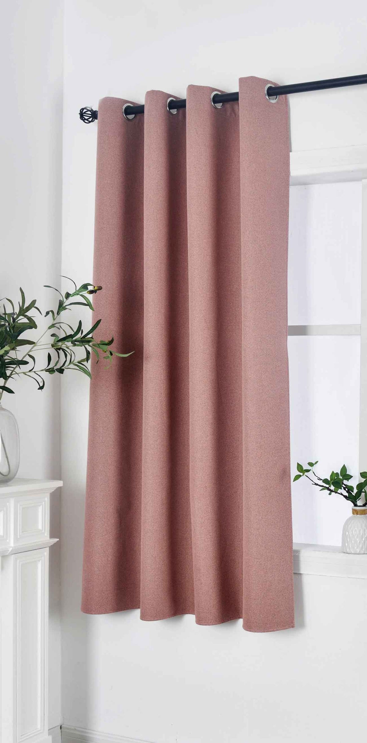 Verdunkelungsvorhang Ösen Raffhalter 100% Verdunkelung Blackout »München Dark« Dreischichtige Bindung Fischgrätmuster 202410 Altrosa HxB 175x145 cm Vorhang 202410altrosa-175_f9921dc4-89a5-466c-9709-05b8d869b45a | gerdinenbox.com