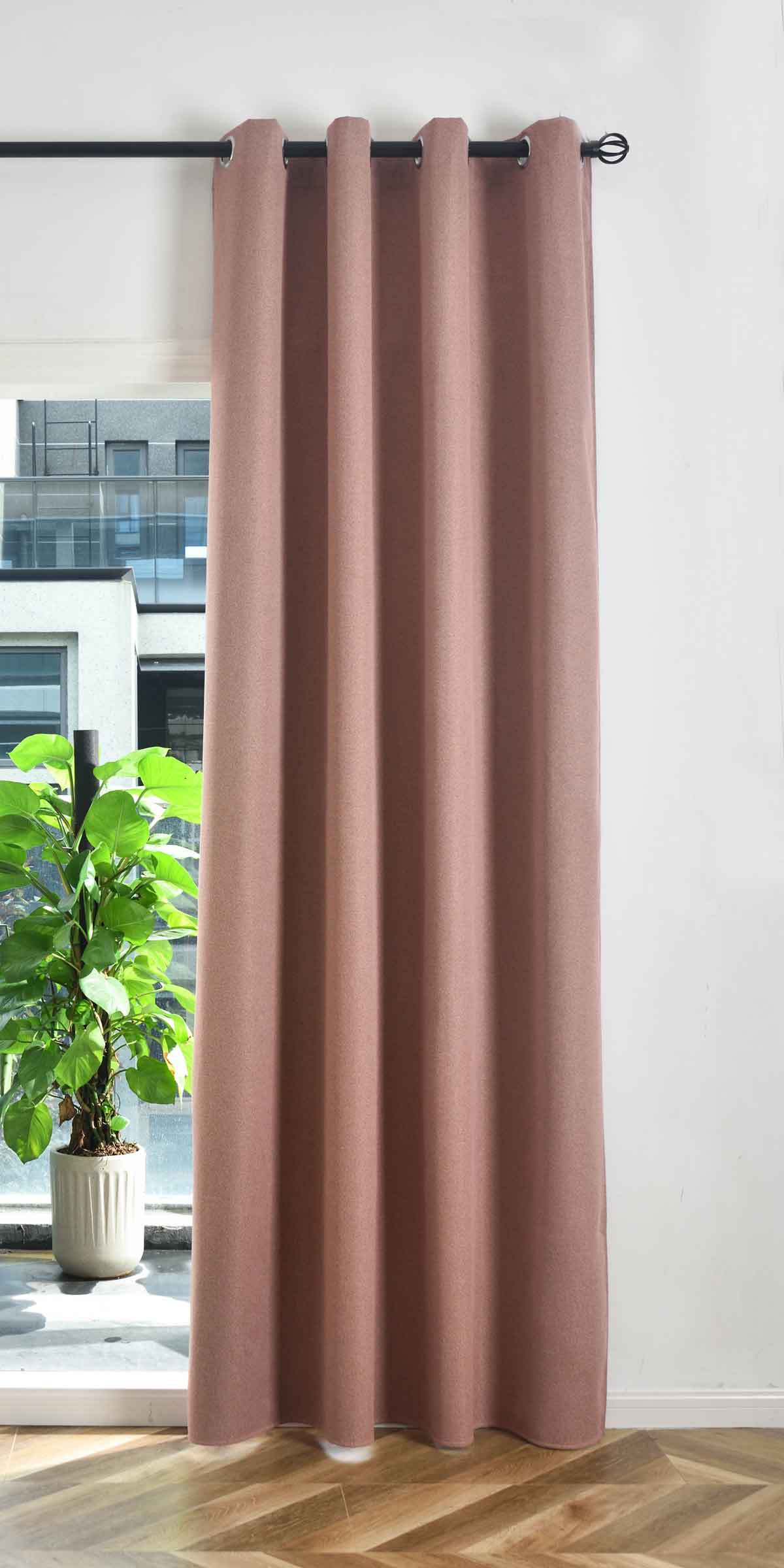 Verdunkelungsvorhang Ösen Raffhalter 100% Verdunkelung Blackout »München Dark« Dreischichtige Bindung Fischgrätmuster 202410 Altrosa HxB 245x145 cm Vorhang 202410altrosa_07d353d5-76fe-4b86-a308-9c9bf95dccc4 | gerdinenbox.com