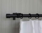 Ausziehbare Gardinenstange »Ningbo« Ø16/19 mm Komplettset zum sofortigen Montieren Wand- und Deckenmontage 2024140 Innenlaufstange 2024140_schwarz_7 | gerdinenbox.com