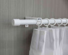 Ausziehbare Gardinenstange »Ningbo« Ø16/19 mm Komplettset zum sofortigen Montieren Wand- und Deckenmontage 2024140 Innenlaufstange 2024140_weiss_1 | gerdinenbox.com