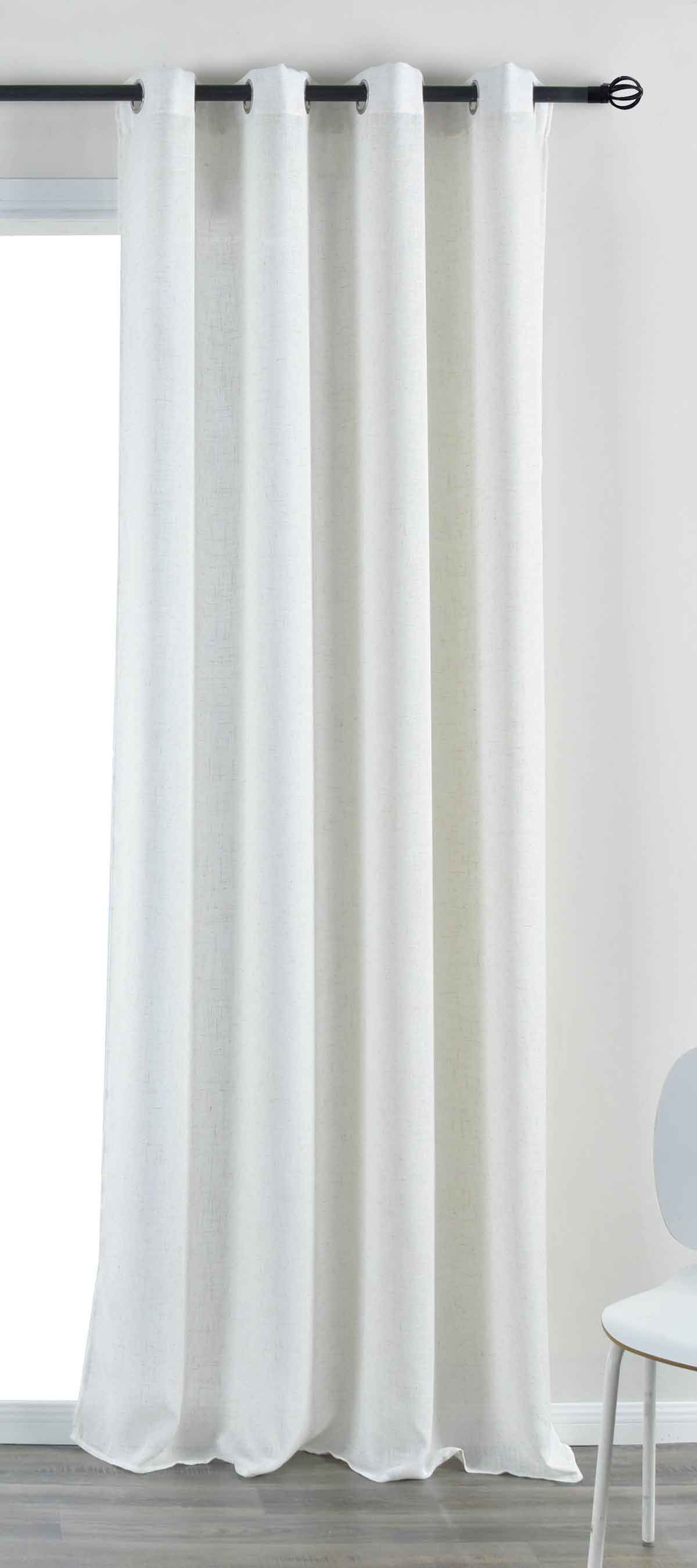 Vorhang Ösen »Essen« Cationic Raffhalter Leinenstruktur blickdicht lichtdurchlässig 210 g/m² 202430 Beige Vorhang 202430beige_f970004a-5136-48ce-87f3-8408ef2f2d4c | gerdinenbox.com