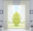 2er Set Fadengardine mit Tunneldurchzug und eingenähtem Kräuselband, geeignet für Gardinenstangen und Gardinenschienen Fadenvorhänge Fadenstores Raumteiler 20303CN2 Creme HxB 270x90 cm Fadengardine 20303CN2creme_71903d64-c148-47ff-aab7-7b79fd1c71d0 | gerdinenbox.com