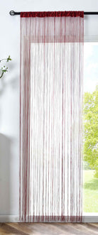 Fadengardine »Shanghai« Gardinenband Tunneldurchzug Schimmernd Vielseitig Modern Praktisch 20306 Bordeaux Lurex HxB 250x145 cm Fadengardine 20306bordeaux_lurex_07cdaa81-4897-4c9b-be78-abd82a8ae0dd | gerdinenbox.com