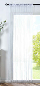 Fadengardine »Shanghai« Gardinenband Tunneldurchzug Schimmernd Vielseitig Modern Praktisch 20306 Weiß Lurex HxB 250x145 cm Fadengardine 20306weiss_lurex_f436a899-08e4-4e1e-98ae-87140f5585fe | gerdinenbox.com