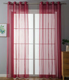 2er Set Ösenvorhänge Transparent »Uni« Gardine Stores Vorhang Ösen Bleibandabschluß Wohnzimmer 20332-cn2 Bordeaux HxB 245x140 cm Gardinen Set 20332-cn2bordeaux_0ed58493-e083-4f5e-87b2-f8966990e231 | gerdinenbox.com