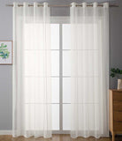 2er Set Ösenvorhänge Transparent »Uni« Gardine Stores Vorhang Ösen Bleibandabschluß Wohnzimmer 20332-cn2 Creme HxB 225x140 cm Gardinen Set 20332-cn2creme_6445575e-4428-494f-8383-c832c55cadb4 | gerdinenbox.com