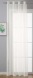 Ösenvorhang Transparent »Uni« Gardine Stores Vorhang Ösen Bleibandabschluß Wohnzimmer 20332-cn Creme HxB 145x140 cm Gardinenschal 20332-cncreme | gerdinenbox.com