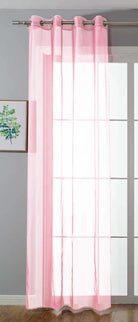 Ösenvorhang Transparent »Uni« Gardine Stores Vorhang Ösen Bleibandabschluß Wohnzimmer 20332-cn Hellrosa HxB 175x140 cm Gardinenschal 20332-cnhellrosa_6fcd4a46-64c2-4ab6-9473-d11370f589de | gerdinenbox.com