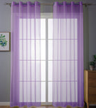 2er-Pack Ösen Gardinen Transparent Vorhang Set Wohnzimmer Voile Ösenvorhang Bleibandabschluß 203322 Lila HxB 175x140 cm Gardinen Set 203322lila_c385b09b-3db9-4dcb-9303-6fc1924d6987 | gerdinenbox.com