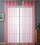 2er-Pack Ösen Gardinen Transparent Vorhang Set Wohnzimmer Voile Ösenvorhang Bleibandabschluß 203322 Rosa HxB 175x140 cm Gardinen Set 203322rosa_0ed91cc6-52ef-4b30-8047-d36fd113ce3f | gerdinenbox.com