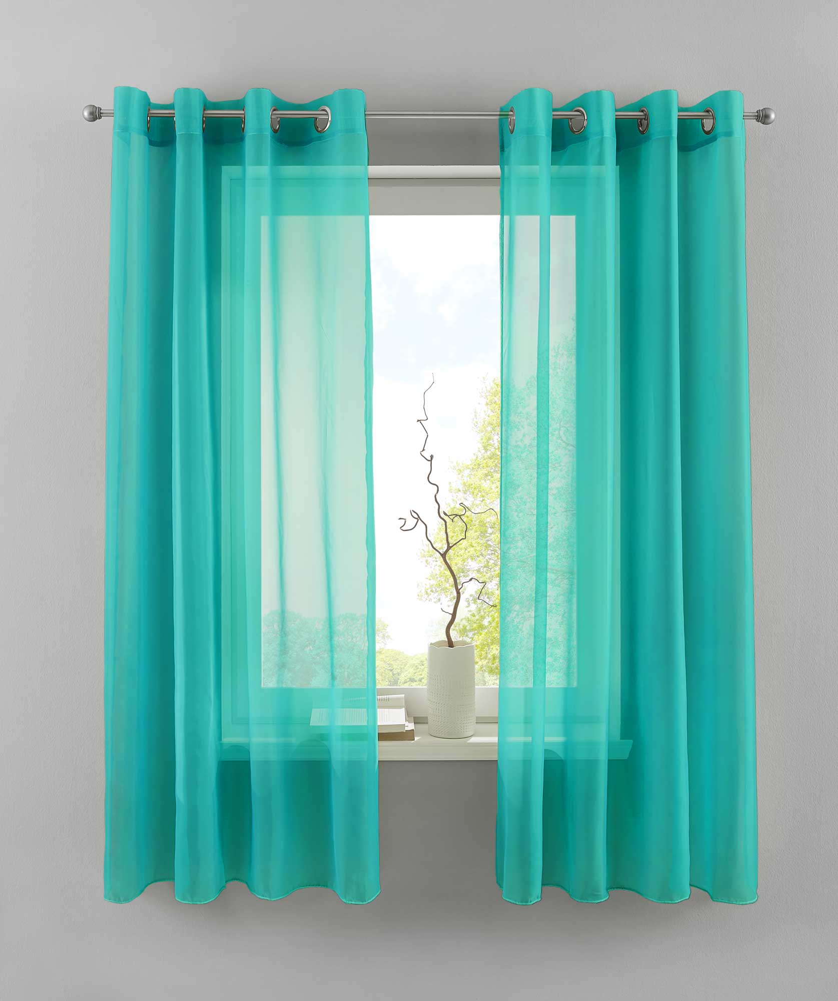 2er Set Ösengardinen Transparent »Basel« Gardine Bleiband Store Vorhang 20332TR2 BlauTürkis HxB 175x140 cm Gardinen Set 20332TR2blautuerkis-175_4212116d-55d8-4d8c-bc53-da966e254b7f | gerdinenbox.com