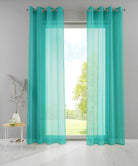 2er Set Ösengardinen Transparent »Basel« Gardine Bleiband Store Vorhang 20332TR2 BlauTürkis HxB 225x140 cm Gardinen Set 20332TR2blautuerkis_f7095c9d-05a7-47fa-bde9-8e61af05e30a | gerdinenbox.com