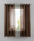 2er Set Ösengardinen Transparent »Basel« Gardine Bleiband Store Vorhang 20332TR2 Braun HxB 175x140 cm Gardinen Set 20332TR2braun-175_1fd9380c-4c10-49d0-91ac-0782c5be1289 | gerdinenbox.com