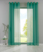 2er Set Ösengardinen Transparent »Basel« Gardine Bleiband Store Vorhang 20332TR2 Gardinen Set 20332TR2petrol_f19094a4-4345-4334-9583-aa5ed7480e61 | gerdinenbox.com