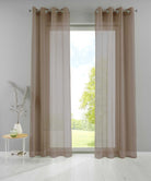 2er Set Ösengardinen Transparent »Basel« Gardine Bleiband Store Vorhang 20332TR2 Gardinen Set 20332TR2taupe_12e38215-649e-43af-8a2d-0bd94da97d83 | gerdinenbox.com