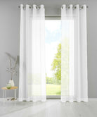 2er Set Ösengardinen Transparent »Basel« Gardine Bleiband Store Vorhang 20332TR2 Weiß HxB 280x140 cm Gardinen Set 20332TR2weiss_97f07860-68d2-4ec8-b523-7f11771519e0 | gerdinenbox.com