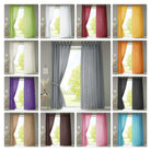 2er Set Vorhänge Schal Schlaufen »Berlin« Microsatin Lichtdurchlässig Kräuselband Uni Matt 20400N2 Vorhang 20400N2var | gerdinenbox.com