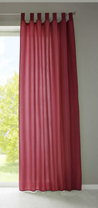 1er Set Vorhang Schal Schlaufen »Berlin« Microsatin Lichtdurchlässig Kräuselband Uni Matt 20400N Bordeaux HxB 225x140 cm Gardinenschal 20400Nbordeaux_91eafb64-d245-4f3e-a7e7-1c38f09fe72b | gerdinenbox.com