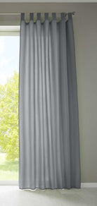 1er Set Vorhang Schal Schlaufen »Berlin« Microsatin Lichtdurchlässig Kräuselband Uni Matt 20400N Grau HxB 225x140 cm Gardinenschal 20400Ngrau_daa5c771-dd48-4b3b-b2c7-8cff4caea8ae | gerdinenbox.com