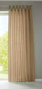 1er Set Vorhang Schal Schlaufen »Berlin« Microsatin Lichtdurchlässig Kräuselband Uni Matt 20400N Sand HxB 225x140 cm Gardinenschal 20400Nsand_ca60abd3-184a-46a1-a54d-d69f921e22b2 | gerdinenbox.com
