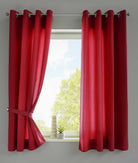 2er Set Vorhänge Schal Ösen »Berlin« Microsatin Lichtdurchlässig Uni Matt 20405N2 Bordeaux HxB 175x140 cm Vorhang 20405N2bordeaux-175_54b6ab22-f11c-4975-b750-f280a55e5a77 | gerdinenbox.com